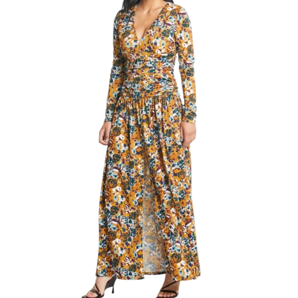 Tanya Taylor Ciara Maxi Dress - Turmeric....Size Large